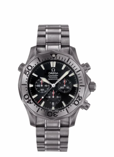 Omega Seamaster Diver 300M Automatic 41.5 Chronograph Titanium / Black / Bracelet / America’s Cup 2293.50.00 (22935000)